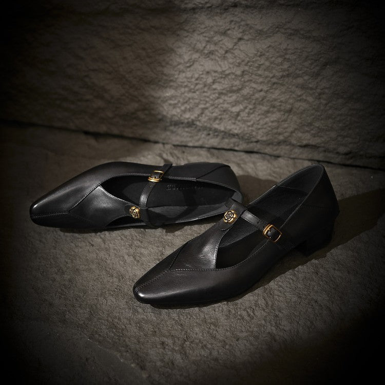 Camélia | Talons en Cuir