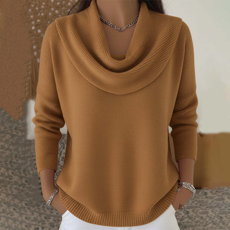 DELAUNAY | Pull Col Bénitier Drapé Christine