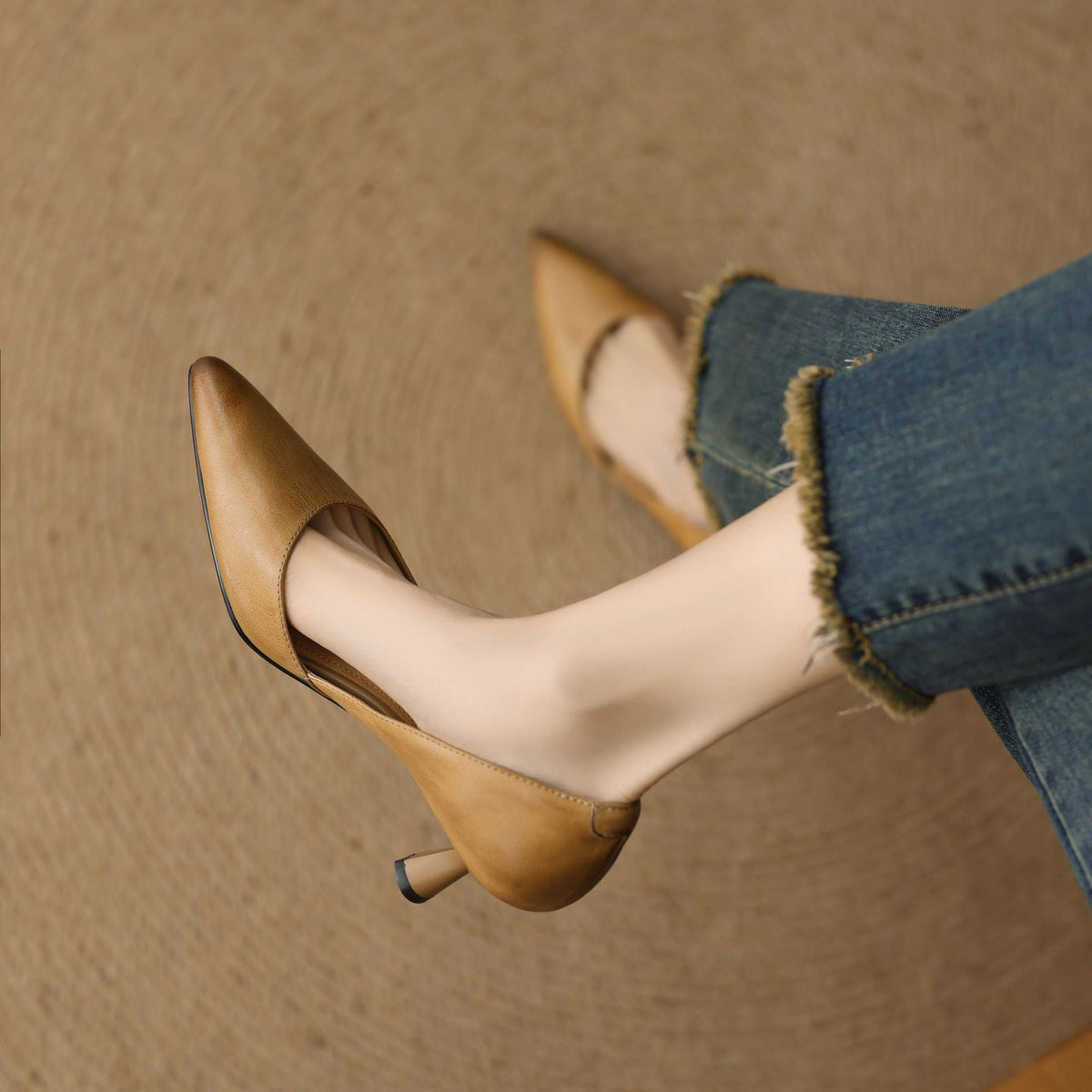 Loréne | Talons en Cuir