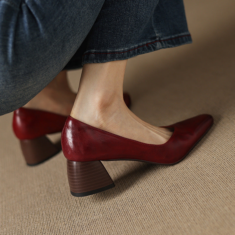 Caldré | Talons en Cuir