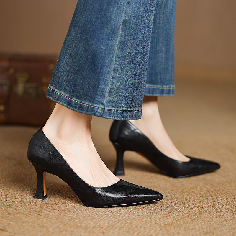 Mirelle | Talons en Cuir