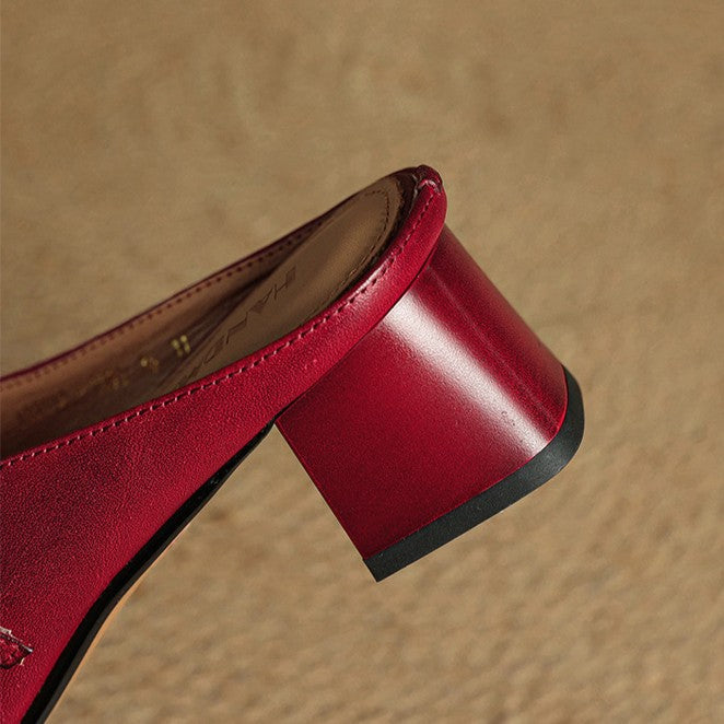 Meyra | Talons en Cuir