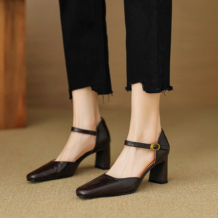 Virelle | Talons en Cuir