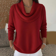 DELAUNAY | Pull Col Bénitier Drapé Christine