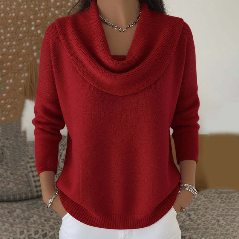 DELAUNAY | Pull Col Bénitier Drapé Christine