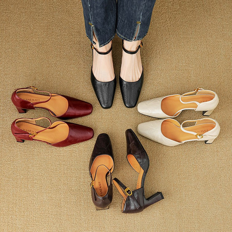Virelle | Talons en Cuir