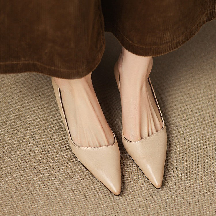 Delaunay | Escarpins Kitten Heel en Cuir Manon