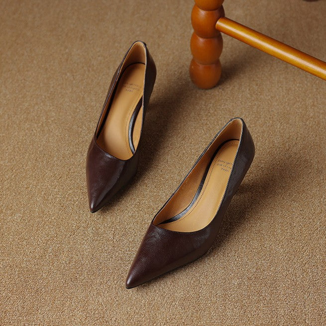 Mirelle | Talons en Cuir