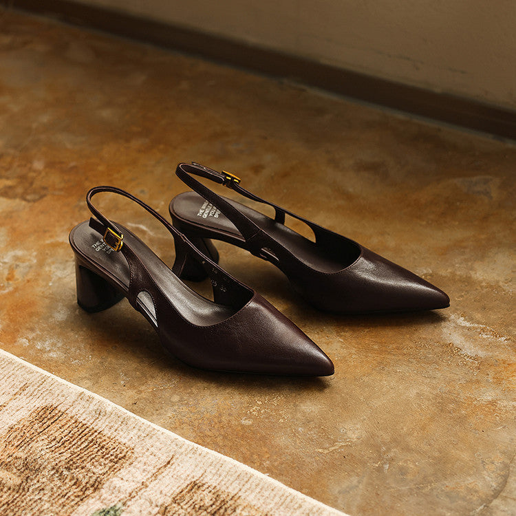 Cielle | Talons en Cuir