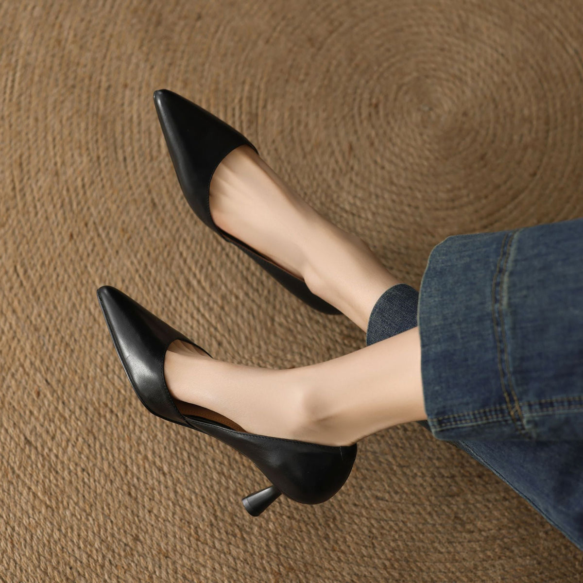Loréne | Talons en Cuir