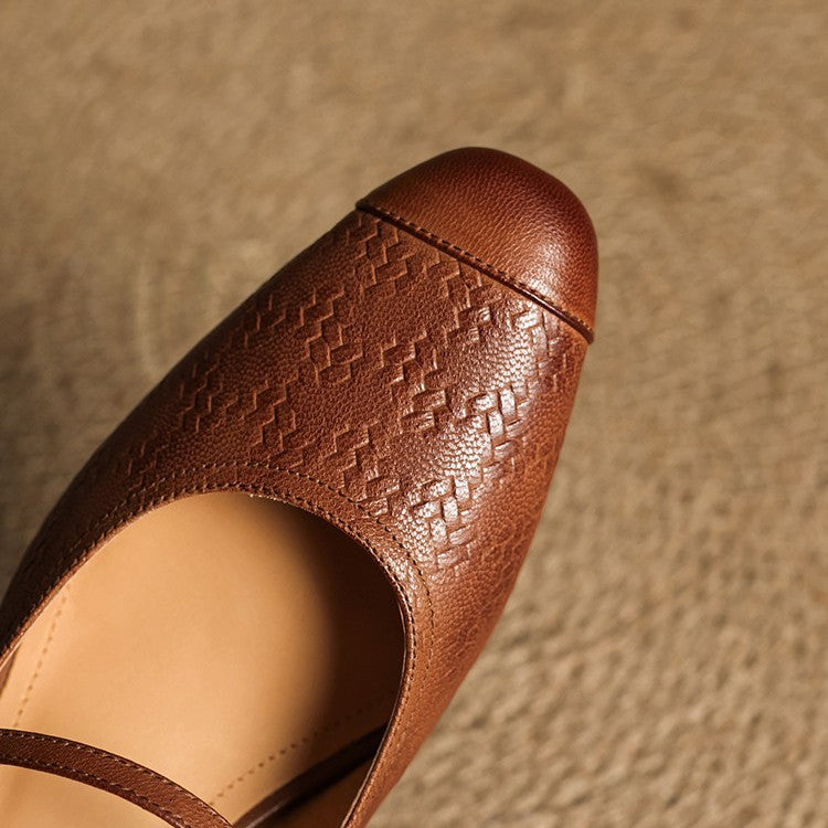 Rielle | Talons en Cuir