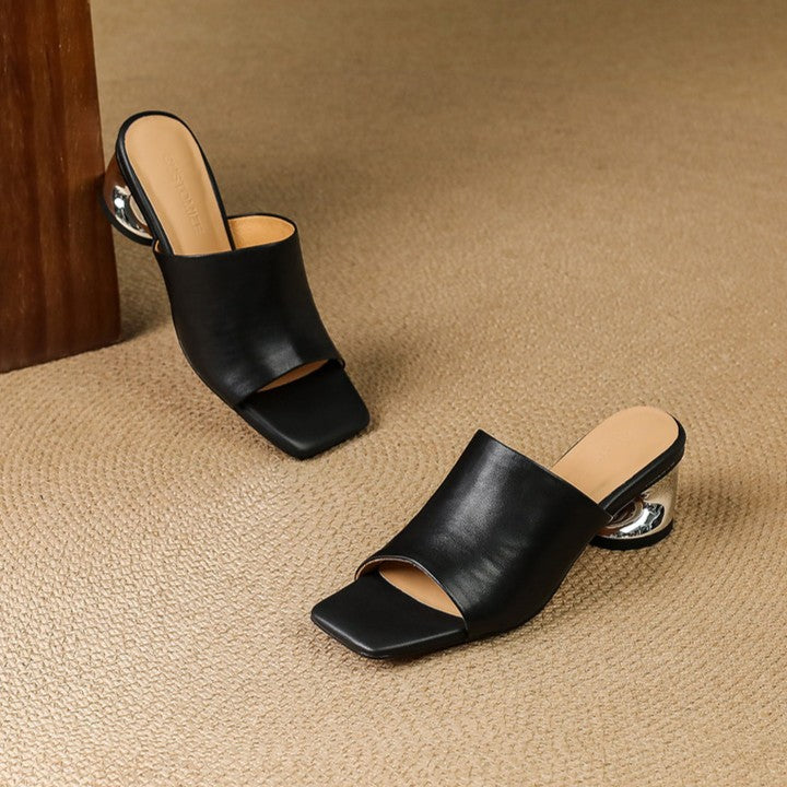 Virelle | Talons en Cuir
