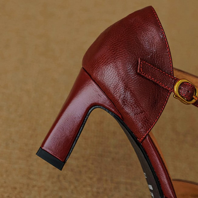 Virelle | Talons en Cuir