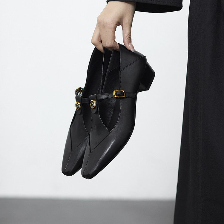 Camélia | Talons en Cuir