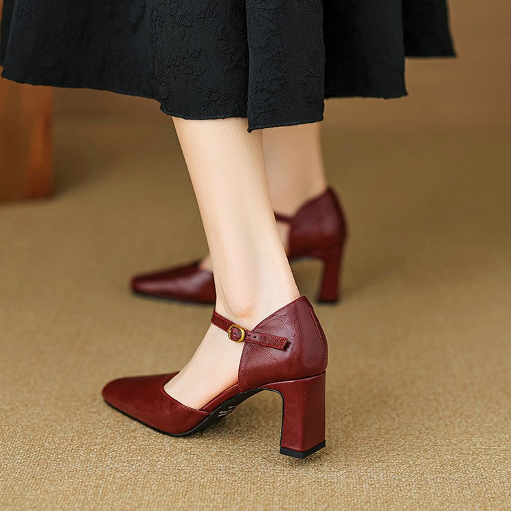 Virelle | Talons en Cuir