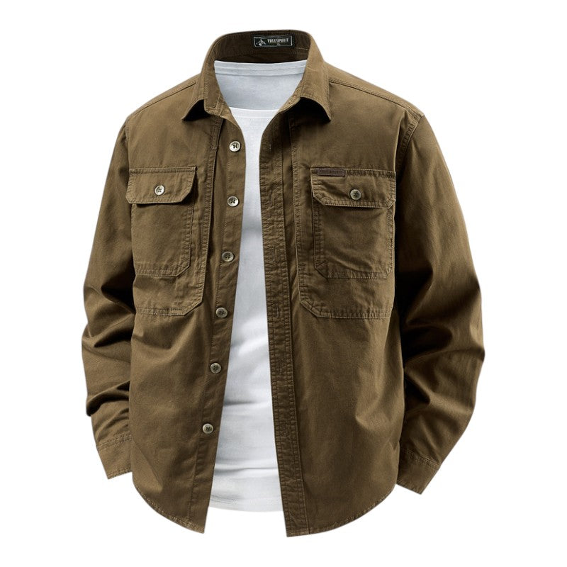 DELAUNAY | Chemise Utilitaire à Manches Longues pour Homme