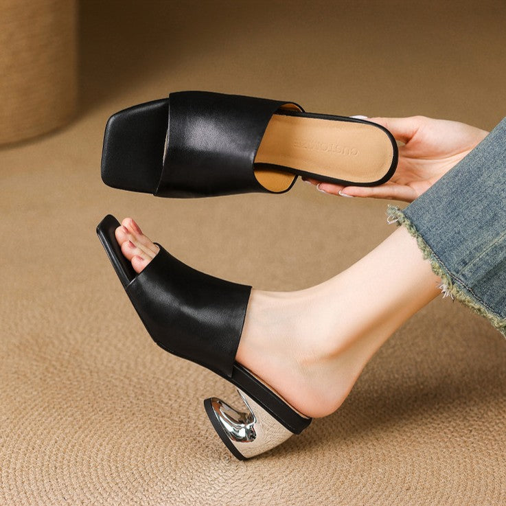 Virelle | Talons en Cuir