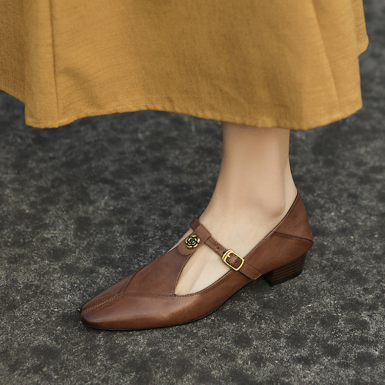 Camélia | Talons en Cuir