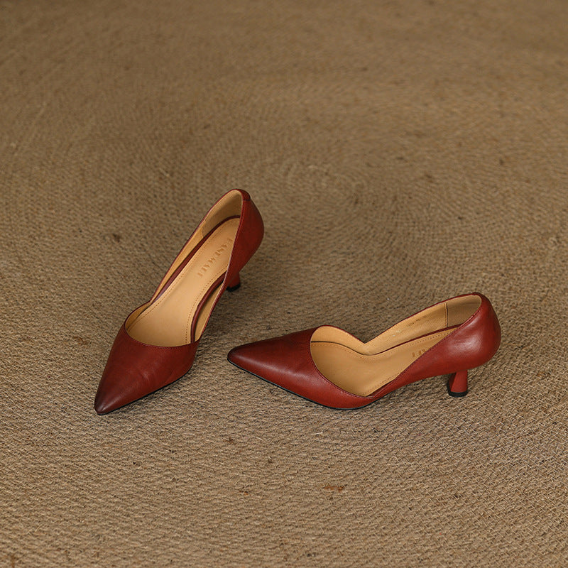 Loréne | Talons en Cuir