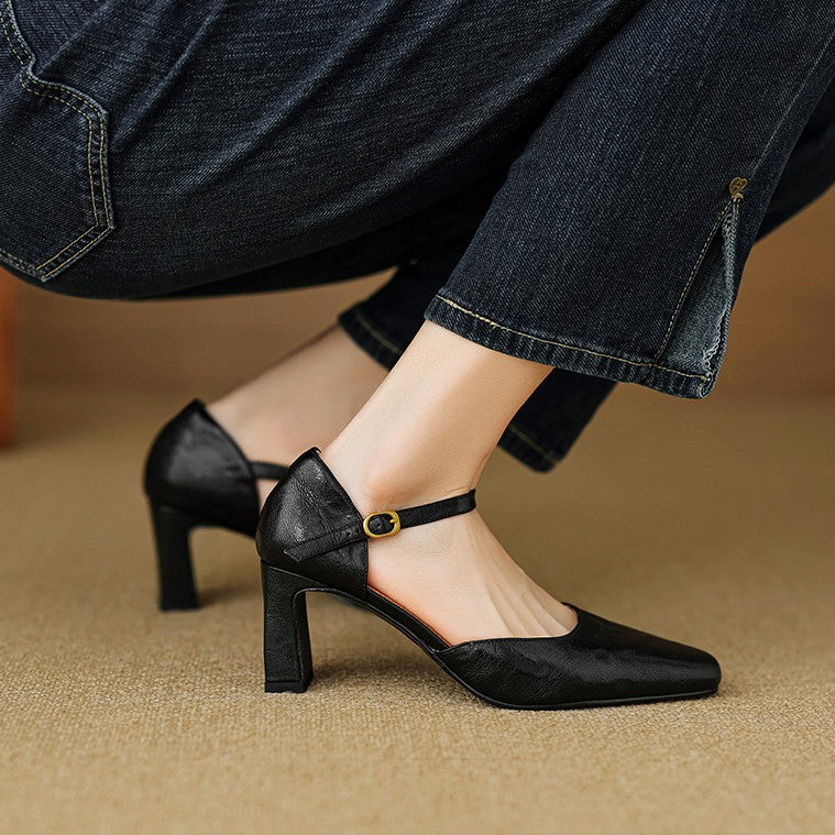 Virelle | Talons en Cuir