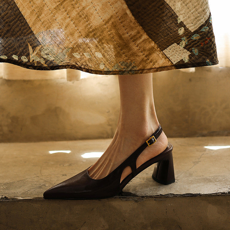 Cielle | Talons en Cuir