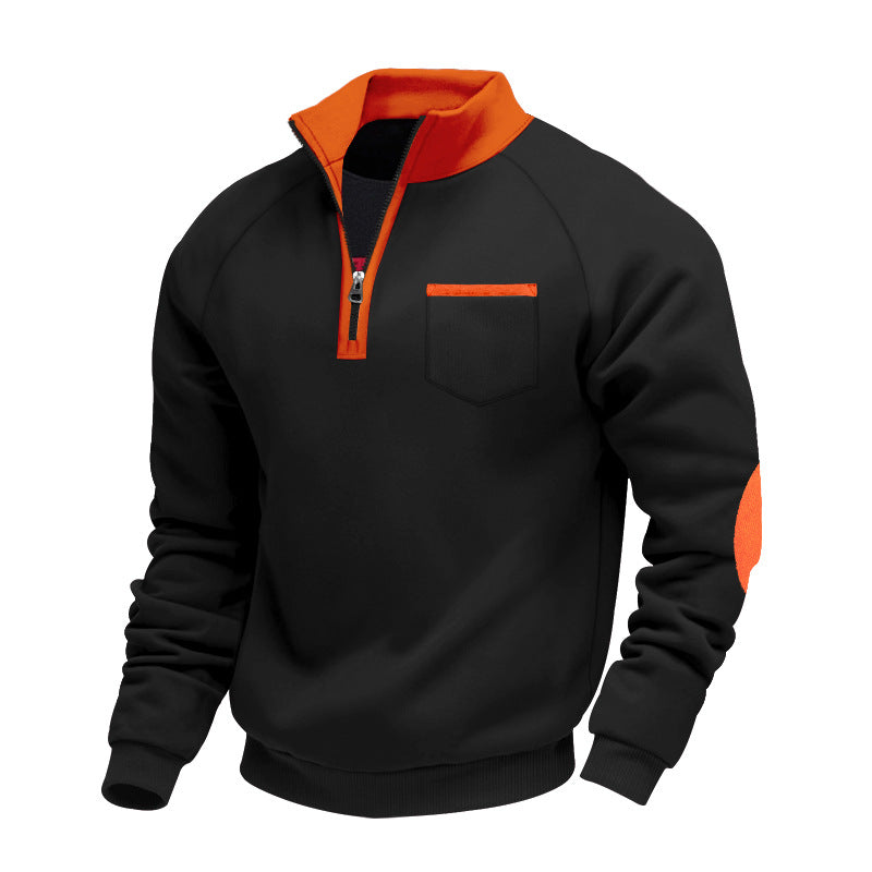 DELAUNAY | Pull en Polaire avec Moitié Zip pour Homme