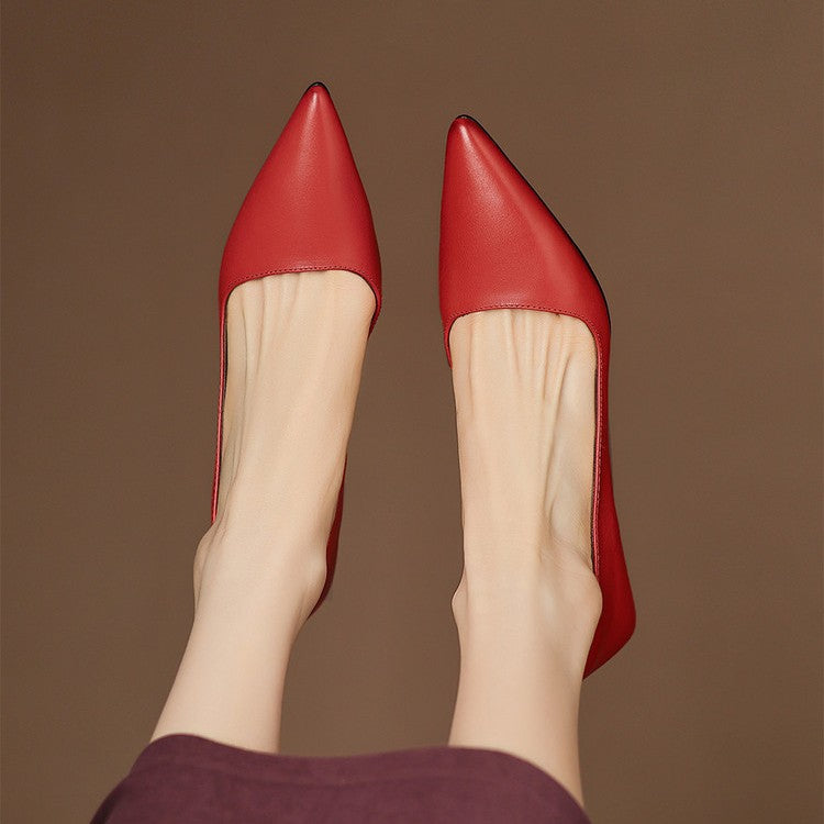 Delaunay | Escarpins Kitten Heel en Cuir Manon