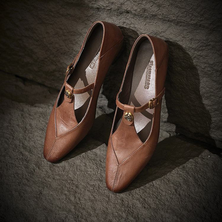 Camélia | Talons en Cuir
