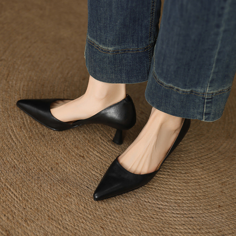 Loréne | Talons en Cuir