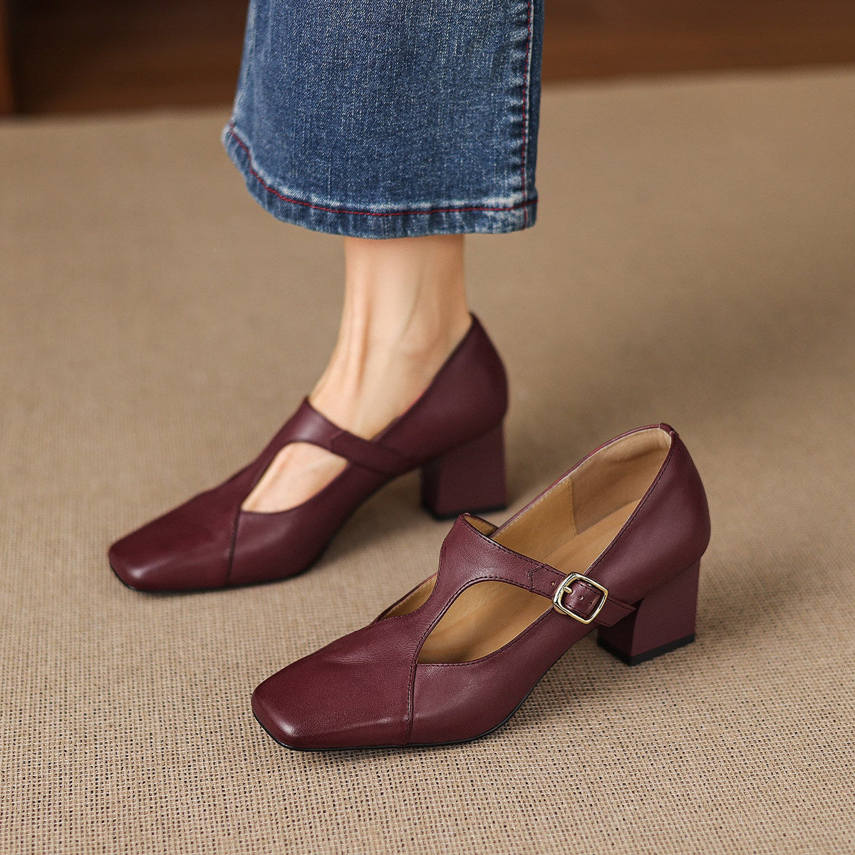 Caelia | Talons en Cuir