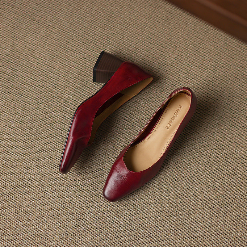 Caldré | Talons en Cuir