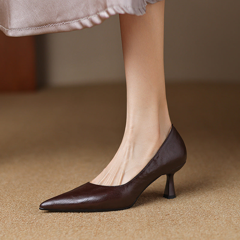 Mirelle | Talons en Cuir