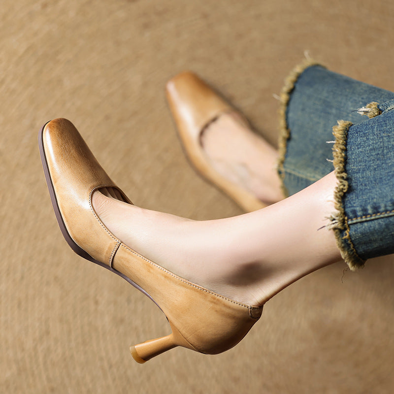 Elviera | Talons en Cuir