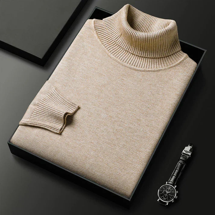 DELAUNAY | Pull en Maille à Col Roulé pour Homme