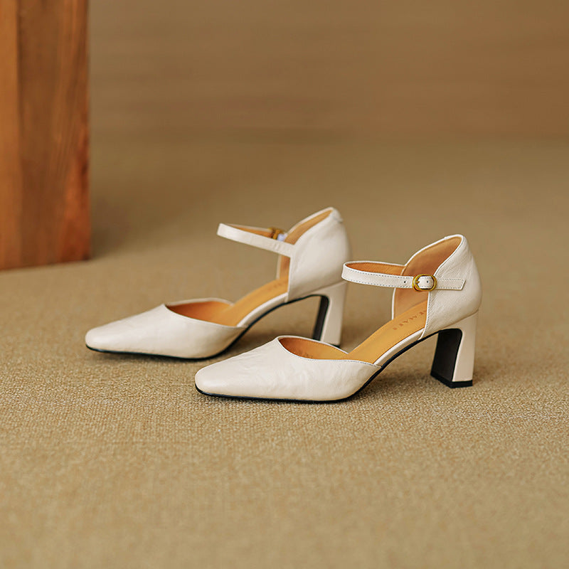 Virelle | Talons en Cuir