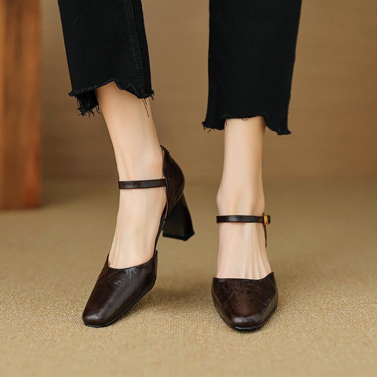 Virelle | Talons en Cuir