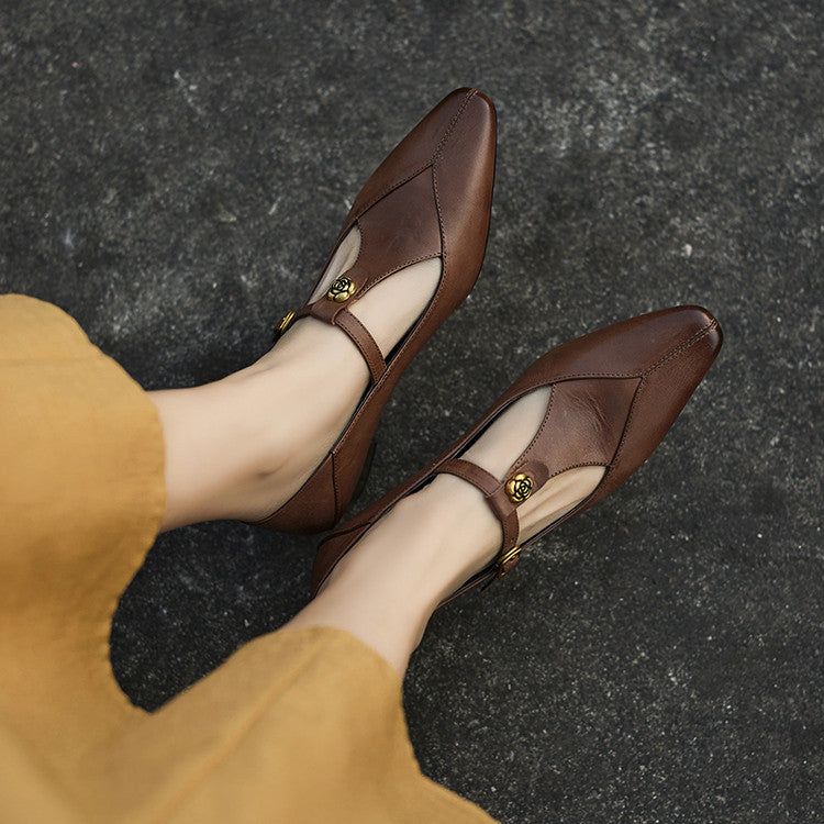 Camélia | Talons en Cuir
