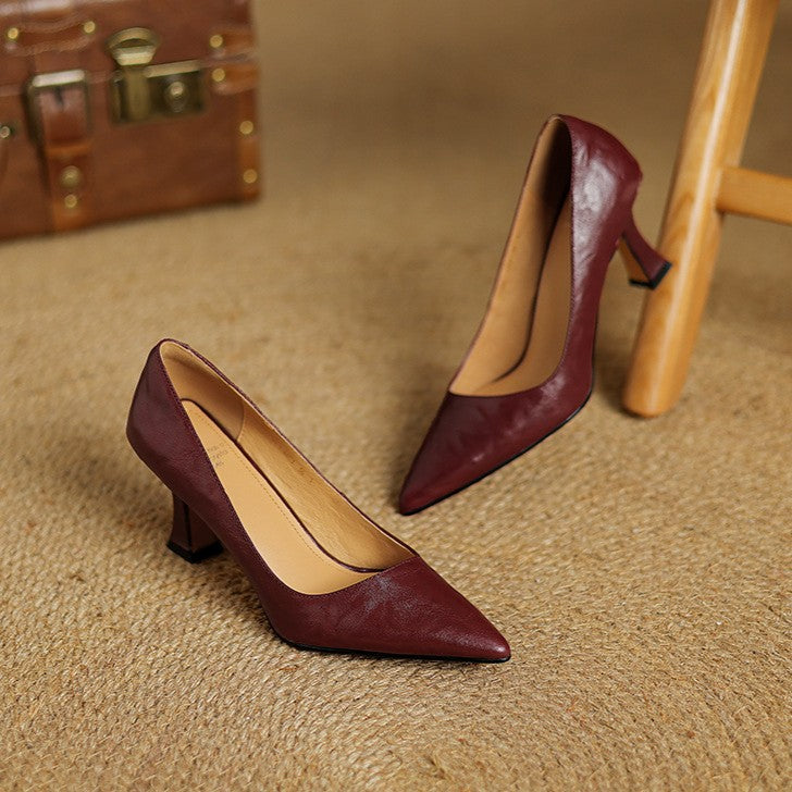Mirelle | Talons en Cuir