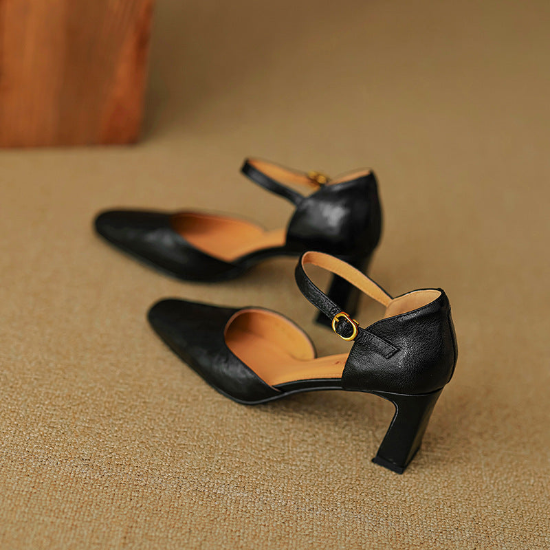 Virelle | Talons en Cuir