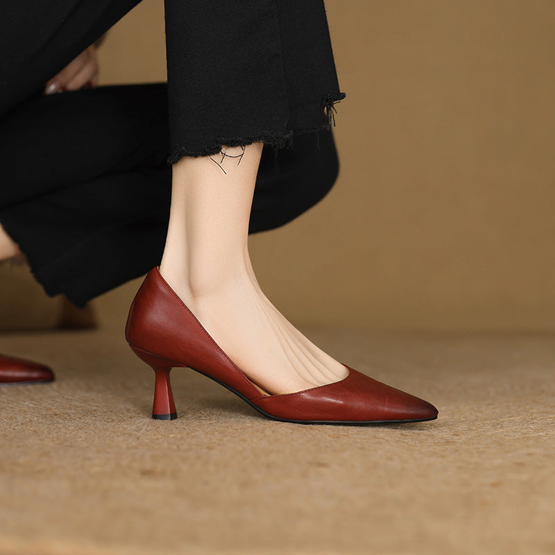 Loréne | Talons en Cuir