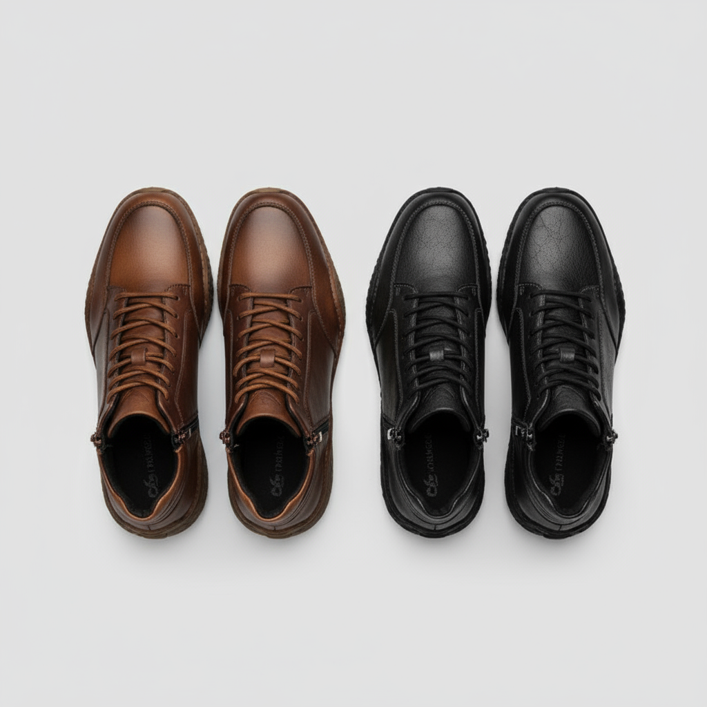 DELAUNAY | Bottes en Cuir Robustes pour Hommes