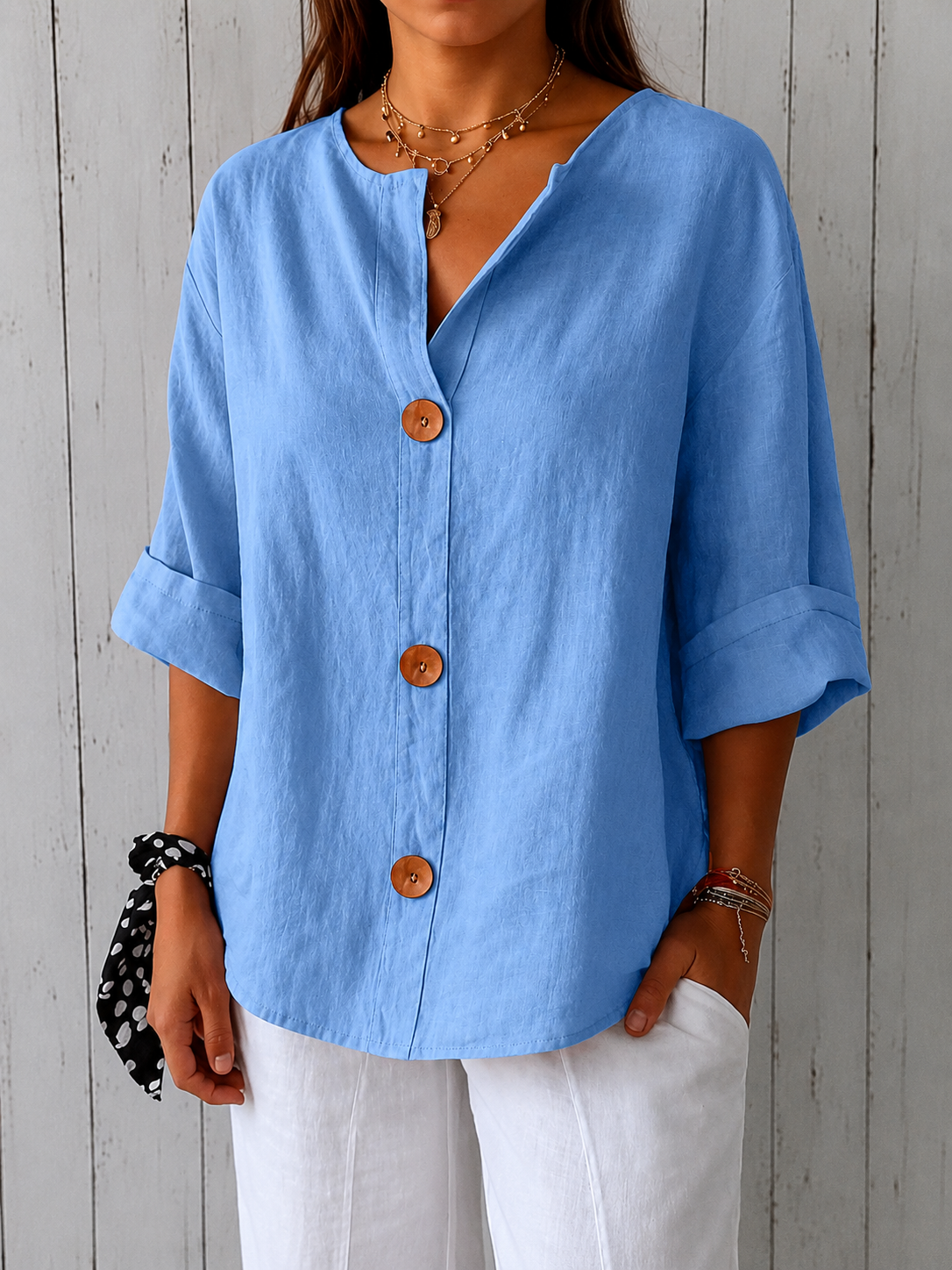 DELAUNAY | Blouse Raffinée à Volants Marie