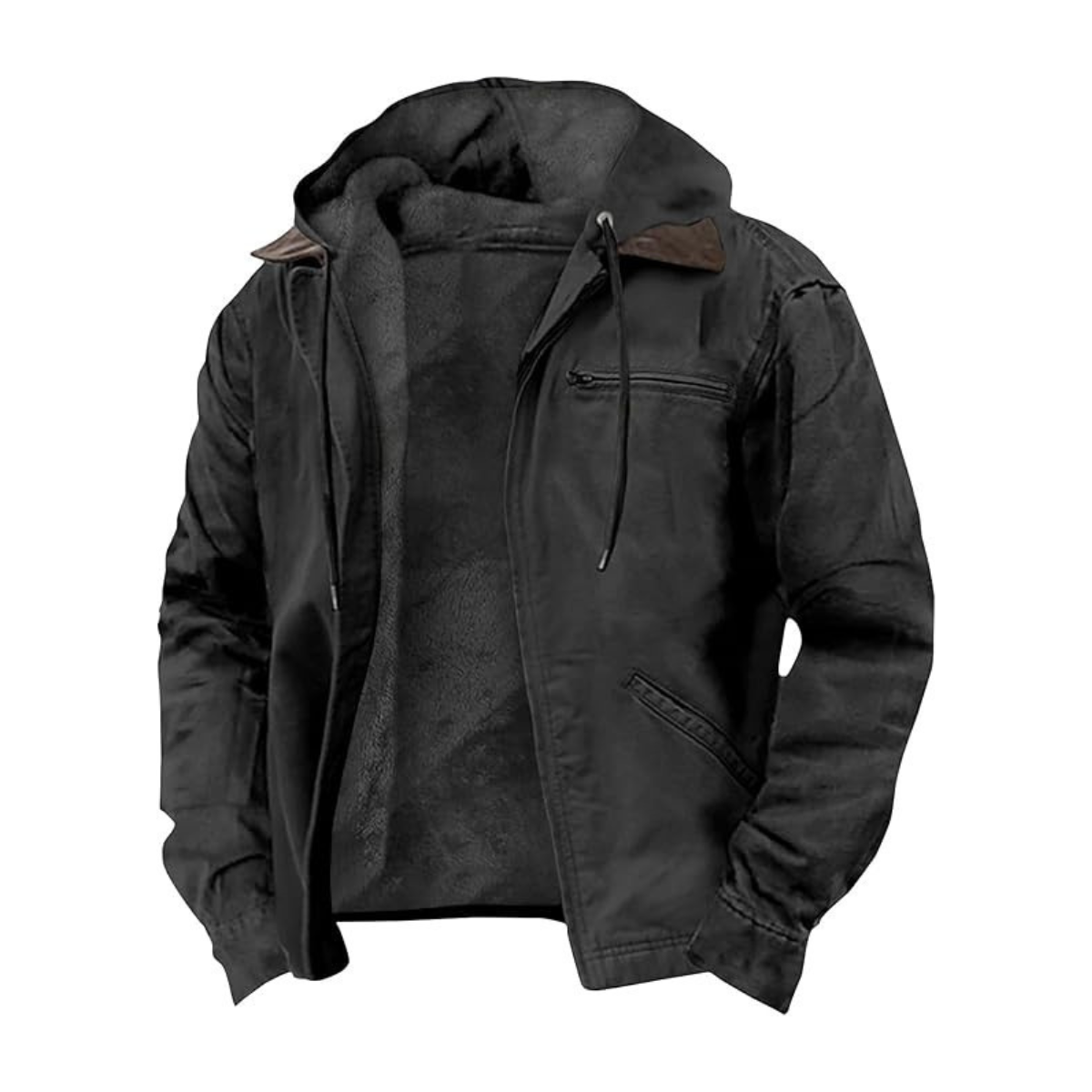 Isak™ | Veste Vintage à Capuche Chaude et Doublée en Fleece