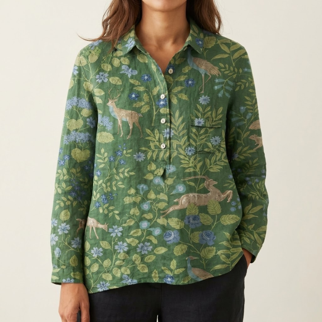 DELAUNAY | Chemise Élégante à Motif Isaline