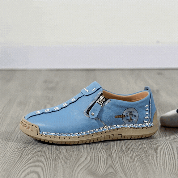 Delaunay | Mocassins Orthopédiques Confort Zippés Élise