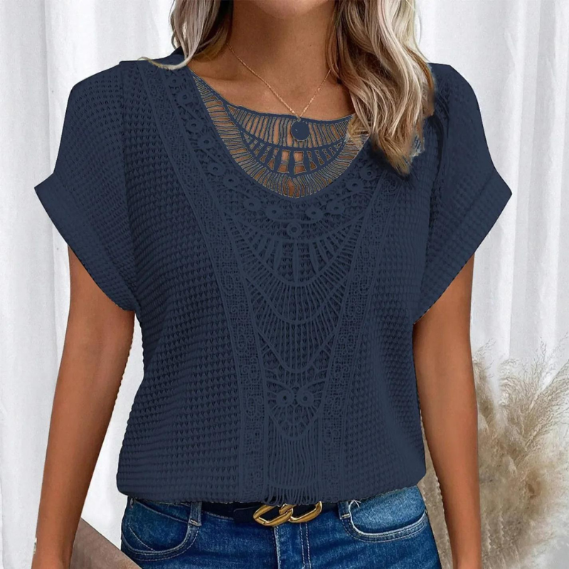 DELAUNAY | Haut en Maille Dentelle Sandrine