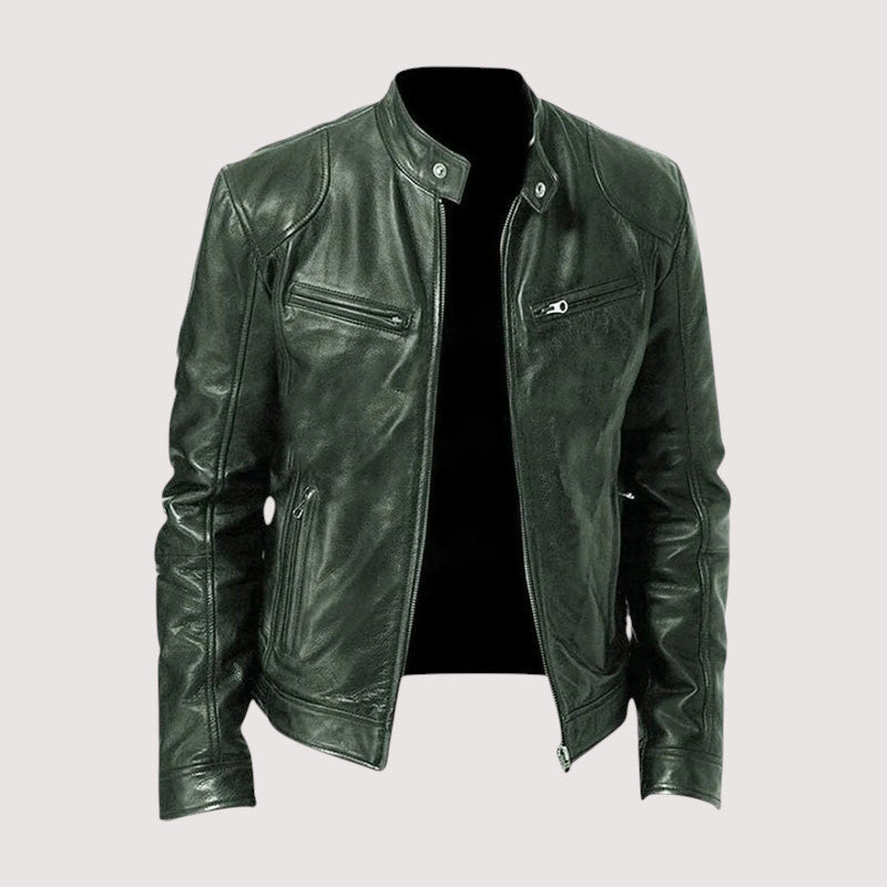 DELAUNAY | Veste en Cuir Haut de Gamme Élégante pour Homme