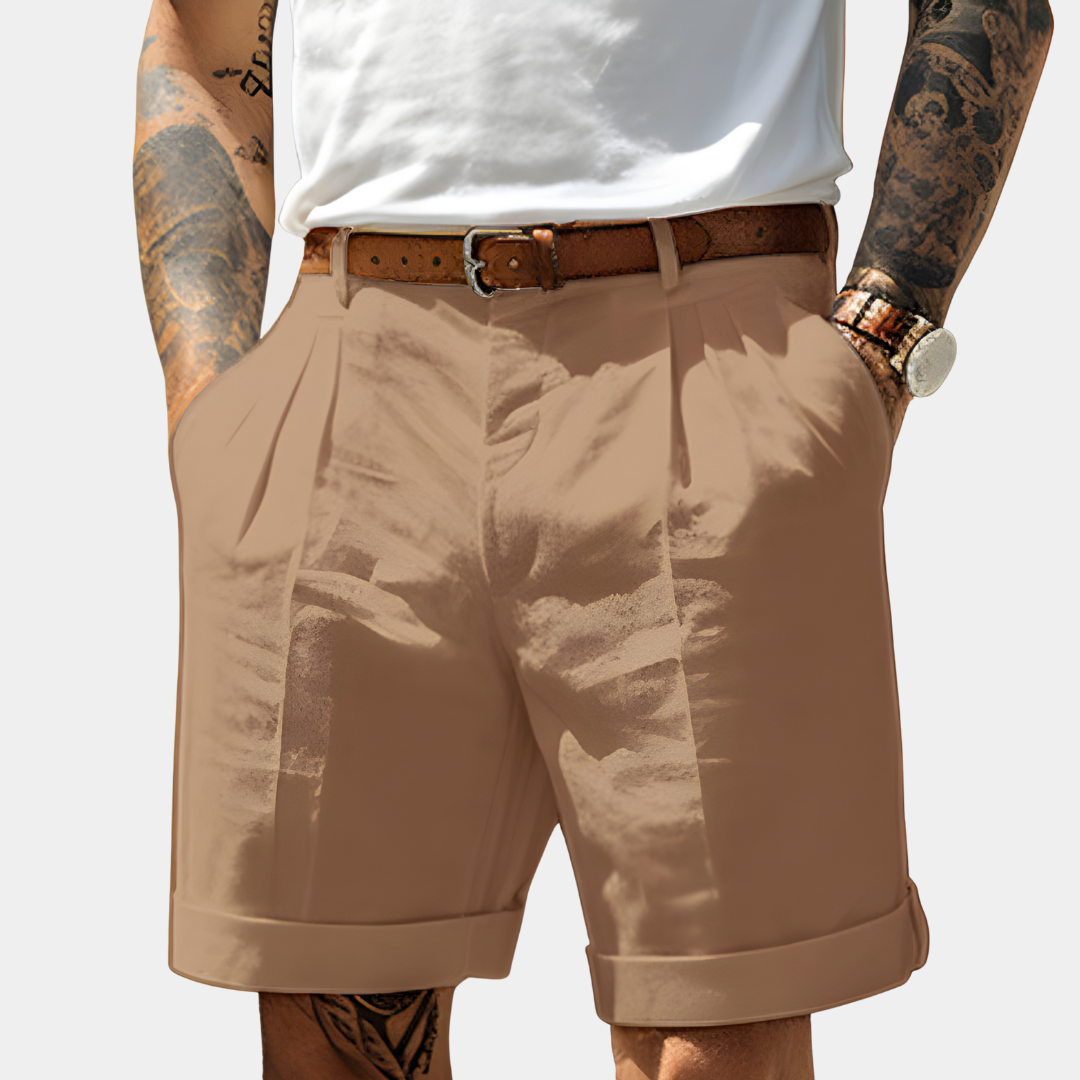 DELAUNAY | Bermudas Élégants en Coton Respirant