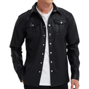 Longsleeve en cuir