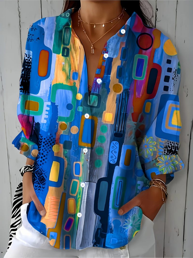 DELAUNAY | Blouse Fluide Printanière Camille